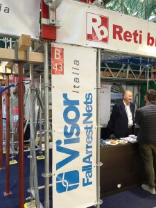 Feria SAIE Redes de Seguridad en Bologna - VISORNETS