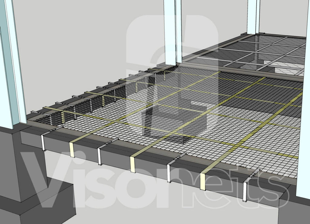 tensioned acces platform net 